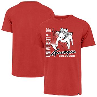 Men's '47 Red Georgia Bulldogs Side Arm Franklin T-Shirt