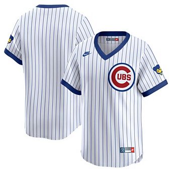 Men's Nike White Chicago Cubs Throwback Cooperstown Collection Limited Jersey