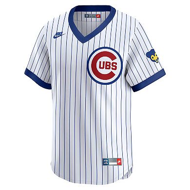 Men's Nike White Chicago Cubs Throwback Cooperstown Collection Limited Jersey