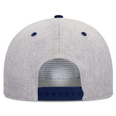 Men's Fanatics Heather Gray/Navy Team USA Eagle Snapback Hat