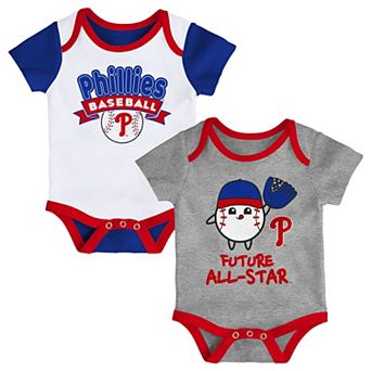 Newborn Philadelphia Phillies Triple Hit Two-Pack Bodysuit Set