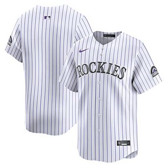 Men's Nike White Colorado Rockies Home Limited Jersey