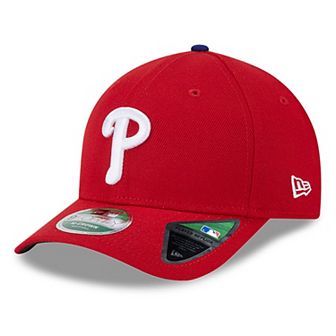 Men's New Era Red Philadelphia Phillies Player Replica 9FORTY Adjustable Hat