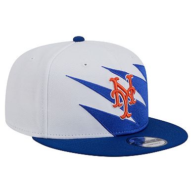 Men's New Era Royal/White New York Mets Jagged 9FIFTY Snapback Hat