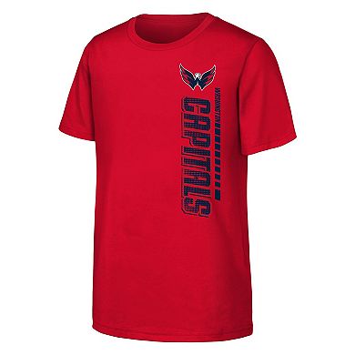 Youth Red Washington Capitals Atmosphere T-Shirt