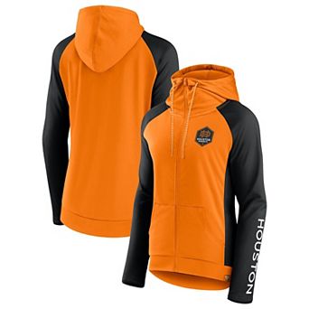 Women's Fanatics Tennessee Orange Houston Dynamo FC Interlock Lightweight Full-Zip Jacket