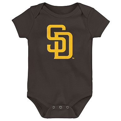 Infant San Diego Padres Slide Home Three-Pack Bodysuit Set