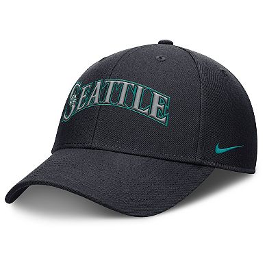 Men's Nike Navy Seattle Mariners Rise Gaberdine Adjustable Hat