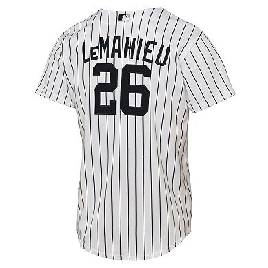 Youth Nike DJ LeMahieu White New York Yankees Home Replica Player Jersey
