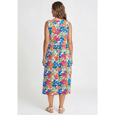 Woman Within Plus Size Sleeveless Button Front Dress