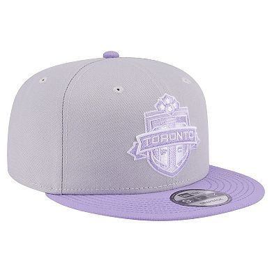 Men's New Era Gray Toronto FC Color Pack Two-Tone 9FIFTY Snapback Hat