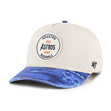 Men's '47 Cream/Navy Houston Astros Fiji Rope Hitch Adjustable Hat