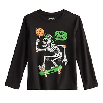 Boys 4-12 Jumping Beans® Long Sleeve Holiday Graphic Tee