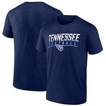 Men's Fanatics Navy Tennessee Titans Blocked T-Shirt