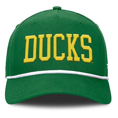 Men's Fanatics Green Oregon Ducks Foul Ball Rope Adjustable Hat