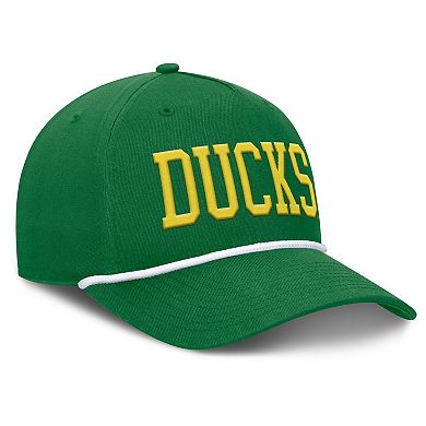Men's Fanatics Green Oregon Ducks Foul Ball Rope Adjustable Hat