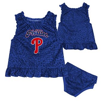 Infant Blue Philadelphia Phillies Playground Dress & Bloomers Set