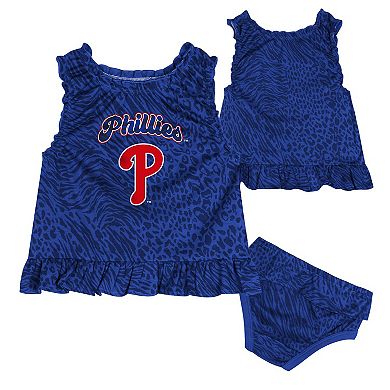 Infant Blue Philadelphia Phillies Playground Dress & Bloomers Set