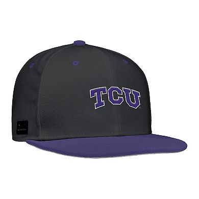 Men's Nike Black TCU Horned Frogs On-Field Baseball Performance Fitted Hat