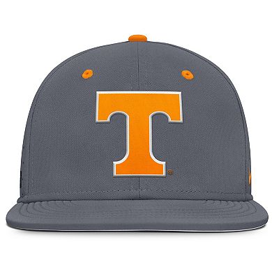 Men's Nike Gray Tennessee Volunteers On-Field Dugout True Performance Fitted Hat