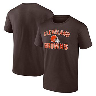 Men's Fanatics Brown Cleveland Browns Victory Arch T-Shirt