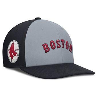 Men's Nike Gray/Navy Boston Red Sox Pro Performance Snapback Hat