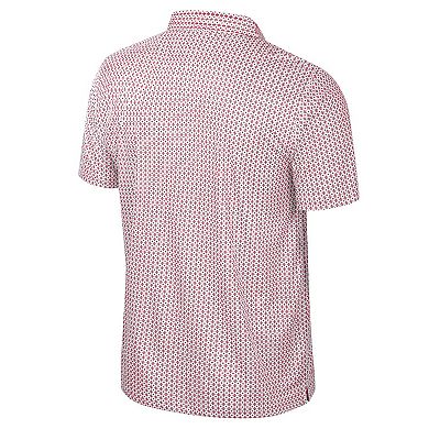 Men's Colosseum Crimson Indiana Hoosiers Big & Tall Marty Rival Polo