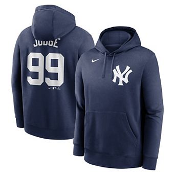 Men's Nike Aaron Judge Navy New York Yankees Player Name & Number Club Pullover Hoodie