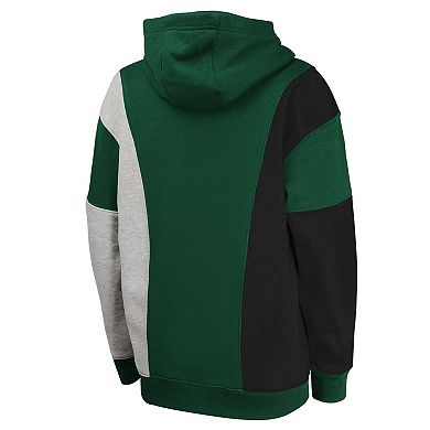 Youth Hunter Green Milwaukee Bucks Ace In the Hole Pullover Hoodie