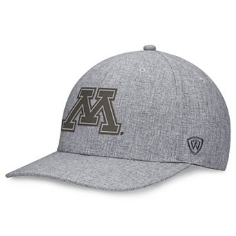 Men's Top of the World Gray Minnesota Golden Gophers Top Grit Flex Hat