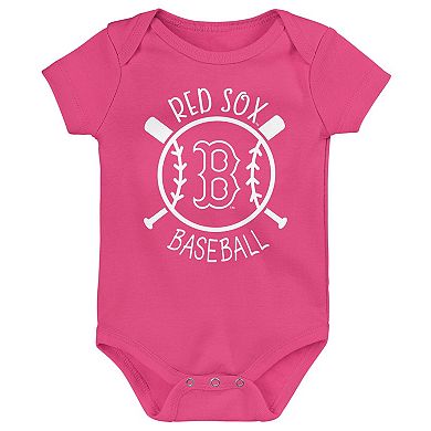 Infant Boston Red Sox Slide Home Three-Pack Bodysuit Set