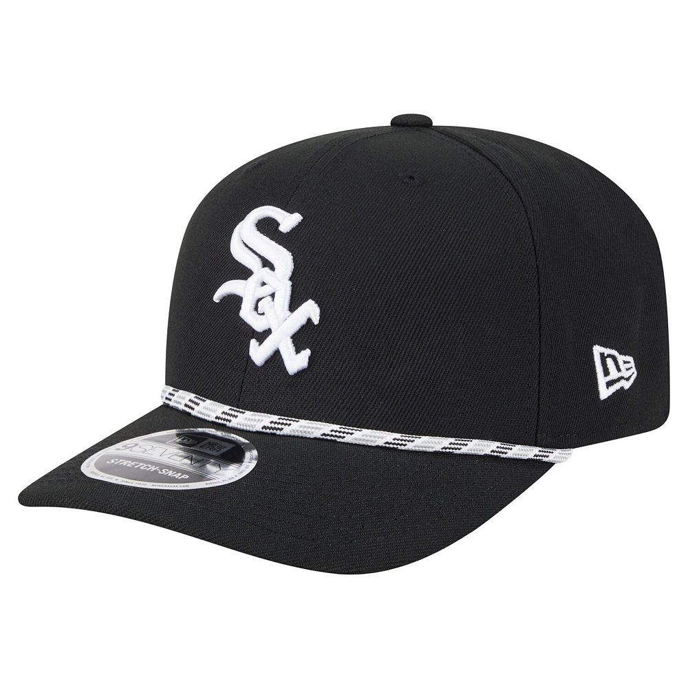 Men's New Era Black Chicago White Sox Multi-Rope 9SEVENTY Stretch