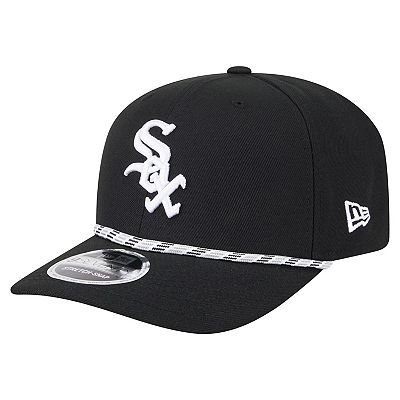 Men's New Era Black Chicago White Sox Multi-Rope 9SEVENTY Stretch