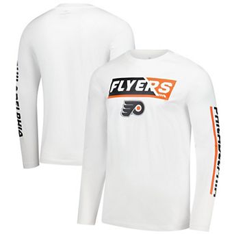 Men's Fanatics White Philadelphia Flyers Long Sleeve T-Shirt
