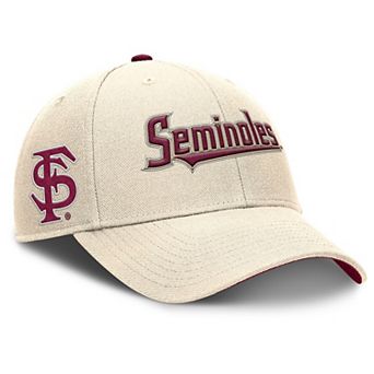 Men's Nike Natural Florida State Seminoles Primetime Rise Adjustable Hat