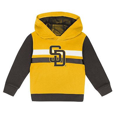 Toddler Gold/Brown San Diego Padres Wind Up Pullover Hoodie and Sweatpants Set