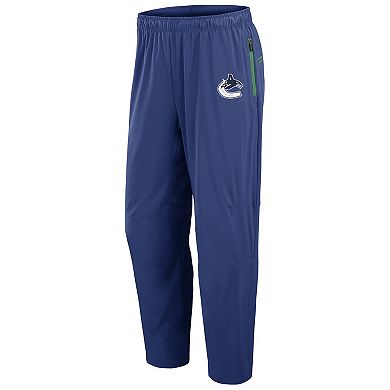 Men's Fanatics Blue Vancouver Canucks Rink Pants