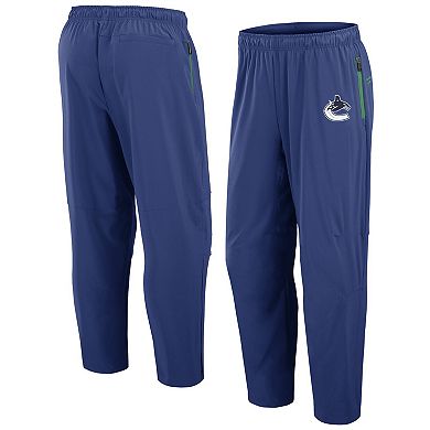 Men's Fanatics Blue Vancouver Canucks Rink Pants