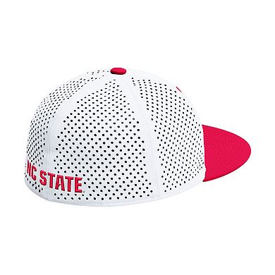 Men's adidas White NC State Wolfpack On-Field Fitted Baseball Hat