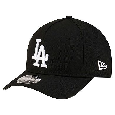 Men's New Era Black Los Angeles Dodgers Player Replica 9FORTY Adjustable Hat