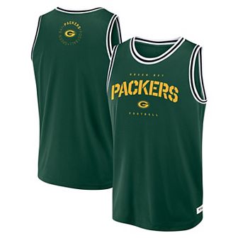 Men's Fanatics Green Green Bay Packers Elements Future Ground Jersey Tank Top