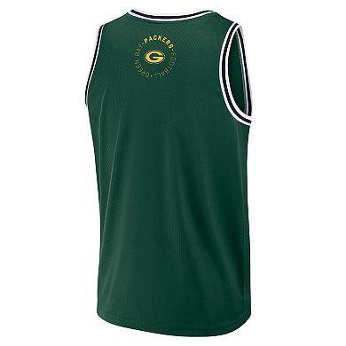 Men's Fanatics Green Green Bay Packers Elements Future Ground Jersey Tank Top