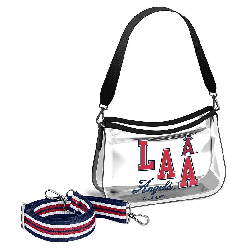 WEAR by Erin Andrews Los Angeles Angels Clear Stadium Mini Purse, Team