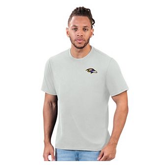 Men's Margaritaville Gray Baltimore Ravens Wastin' Away T-Shirt