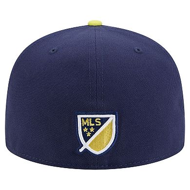 Men's New Era Navy Nashville SC 2025 Kickoff 59FIFTY Fitted Hat