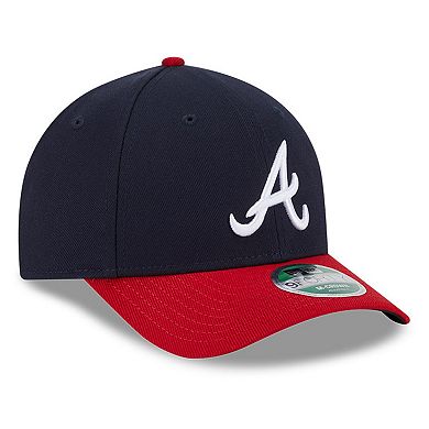 Men's New Era Navy Atlanta Braves Player Replica 9FORTY Adjustable Hat