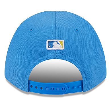 Men's New Era Light Blue Boston Red Sox Player Replica 9FORTY Adjustable Hat