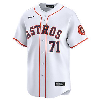 Men's Nike Yainer Diaz White Houston Astros Home Limited Player Jersey
