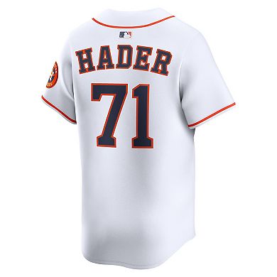 Men's Nike Yainer Diaz White Houston Astros Home Limited Player Jersey