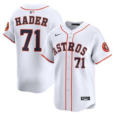 Men's Nike Yainer Diaz White Houston Astros Home Limited Player Jersey